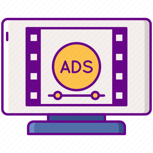 Advertising, in, stream, video icon - Download on Iconfinder
