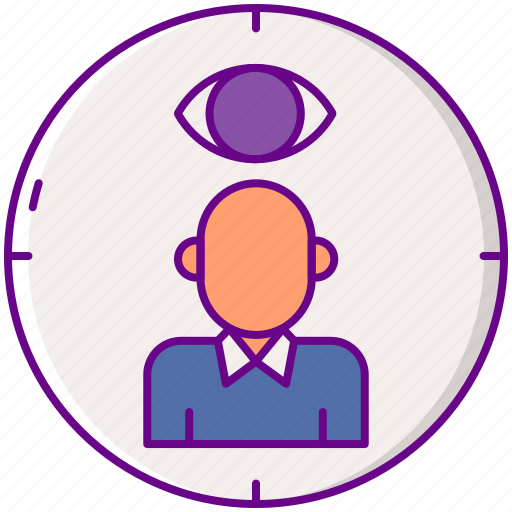 Advertising, audience, eye, person, target icon - Download on Iconfinder