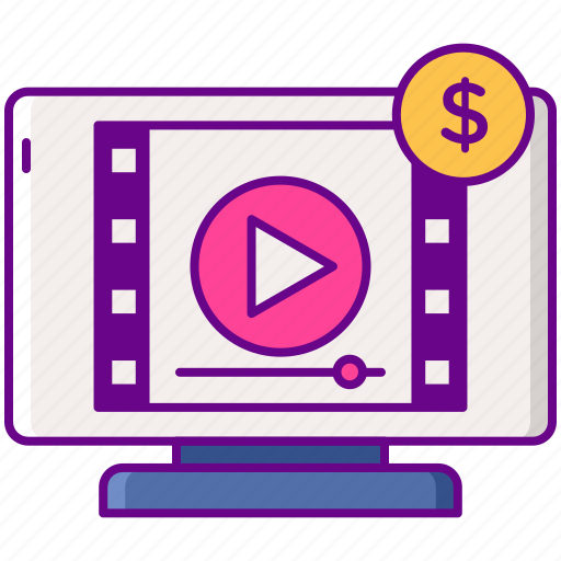 Advertising, money, video, vpaid icon - Download on Iconfinder