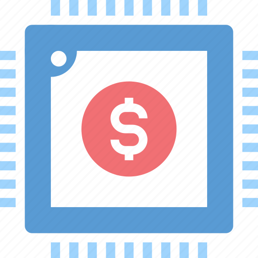 Currency, digital, dollar, ecommerce, electronic, money, processor icon - Download on Iconfinder