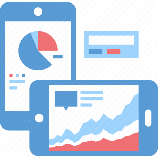 Analytics, chart, dashboard, graph, mobile, phone, statistics icon - Download on Iconfinder