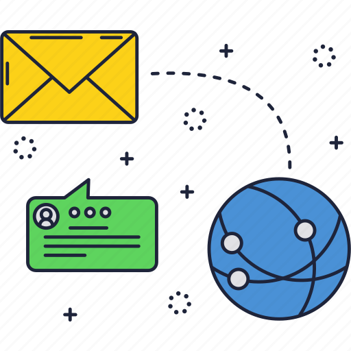 Email, global, message, network icon - Download on Iconfinder