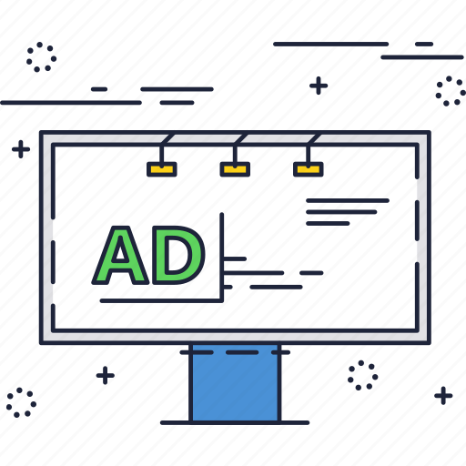 Ad, advertisement, advertising, billboard, marketing, outdoor icon - Download on Iconfinder