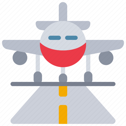 Aeroplane, landing, aviation, vehicle, transportation, plane, airplane icon - Download on Iconfinder