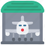 aircraft, hanger, aviation, vehicle, transportation, plane, airplane 