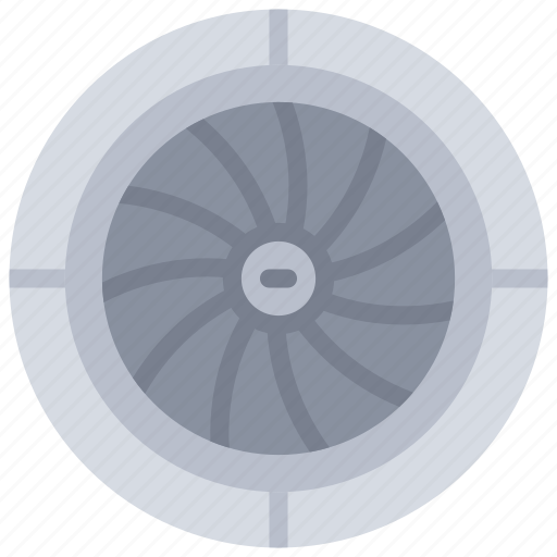 Jet, engine, jumbo, turbine, airplane icon - Download on Iconfinder