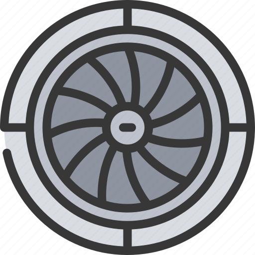 Jet, engine, jumbo, turbine, airplane icon - Download on Iconfinder
