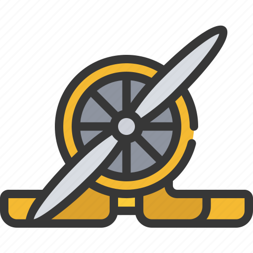 Single, engine, plane, flight, turbine, airplane icon - Download on Iconfinder