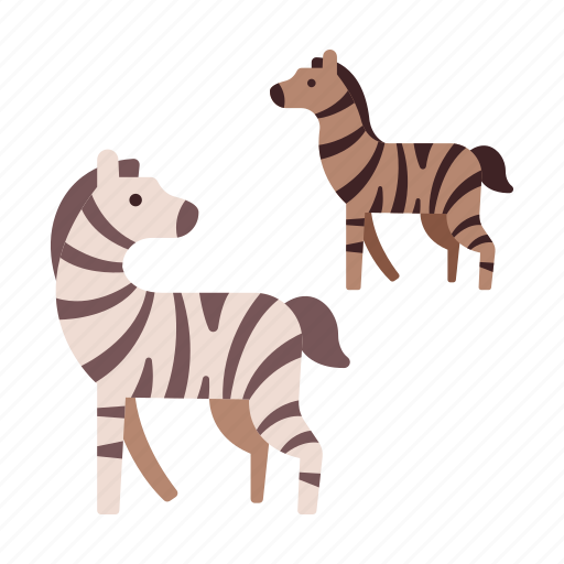 Africa, animal, safari, savannah, wild, wildlife, zebra icon - Download on Iconfinder