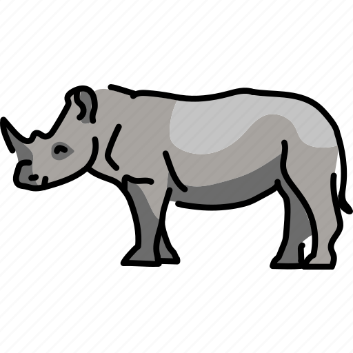 Animal, african, rhinoceros icon - Download on Iconfinder