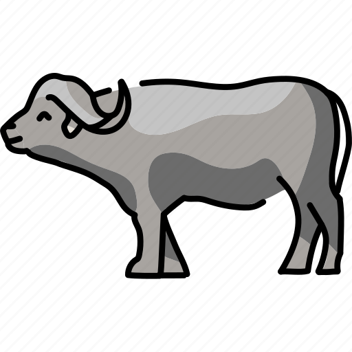 Buffalo, bull, animal icon - Download on Iconfinder