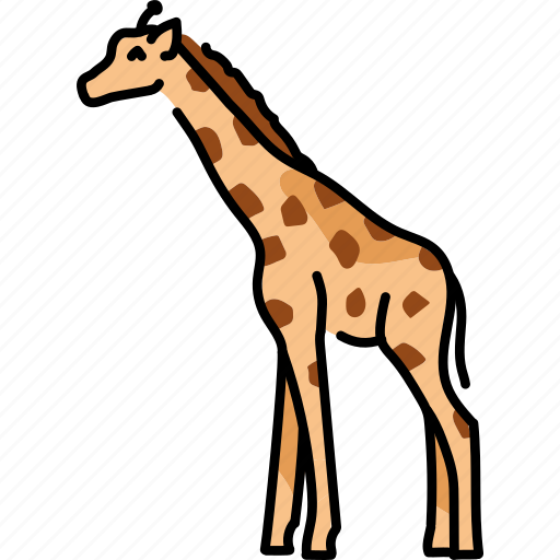 Giraffe, ungulate, animal icon - Download on Iconfinder