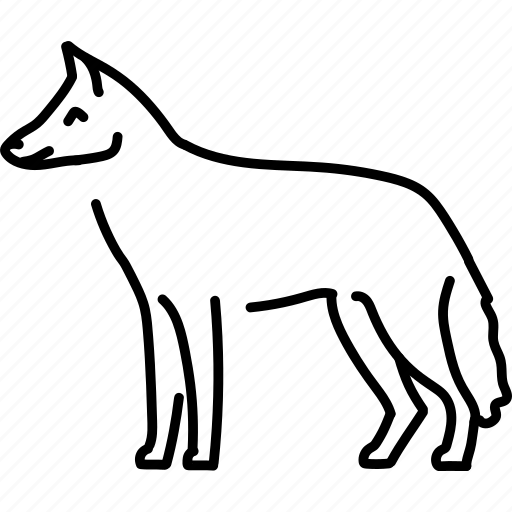 Jackal, dog, animal icon - Download on Iconfinder