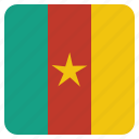 cameroon, country, flag, national