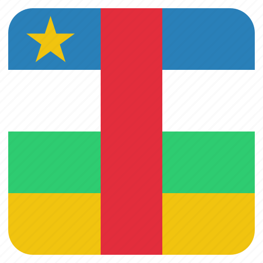 African, central, country, flag, national, republic icon - Download on Iconfinder
