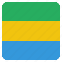 country, flag, gabon, gabonese, national