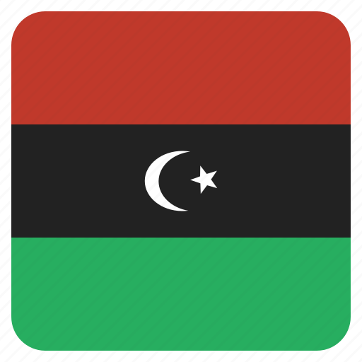 Country, flag, libya, libyan, national icon - Download on Iconfinder