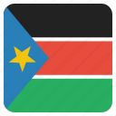 country, flag, national, south, sudan