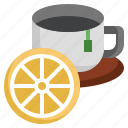 lemon, food, restaurant, slice, cup, mug, afternoon tea