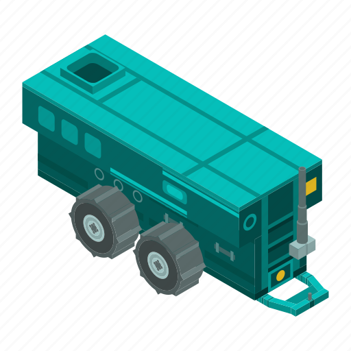Business, car, cartoon, farm, isometric, machinery, trailer icon - Download on Iconfinder
