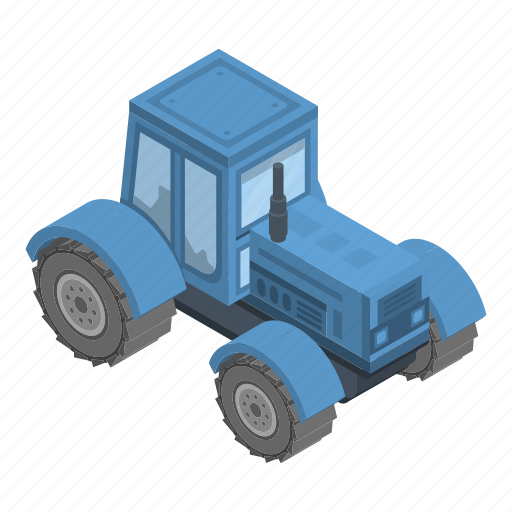 Business, car, cartoon, farm, grunge, isometric, tractor icon - Download on Iconfinder