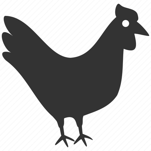 Chicken, hen, agriculture, bird, farm, meat, cock icon - Download on Iconfinder