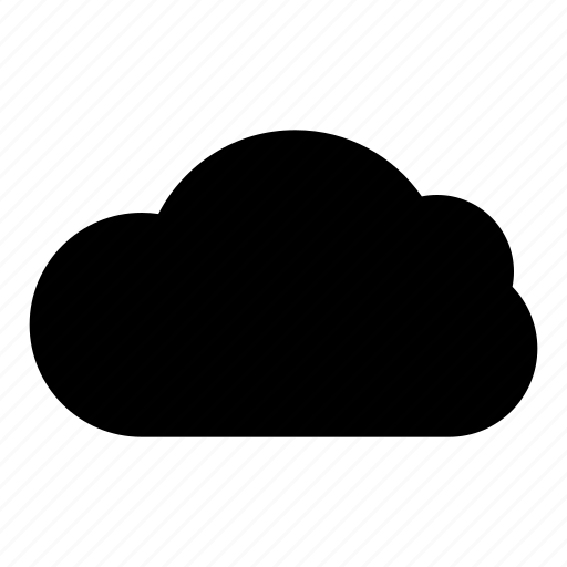 Glyph, cloud, weather, cloudy, sky, haw, atmospheric icon - Download on Iconfinder