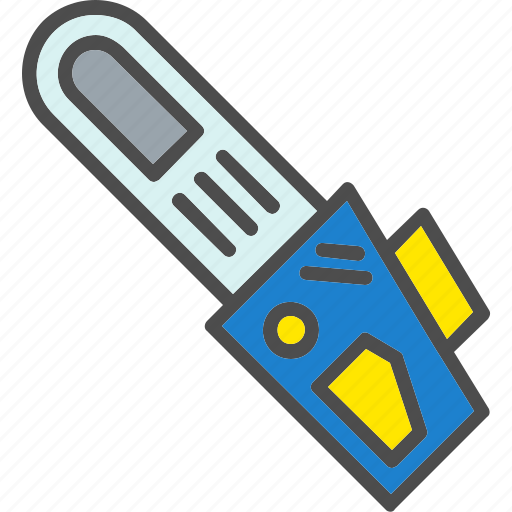 Chainsaw, garden, tool, tree, work icon - Download on Iconfinder