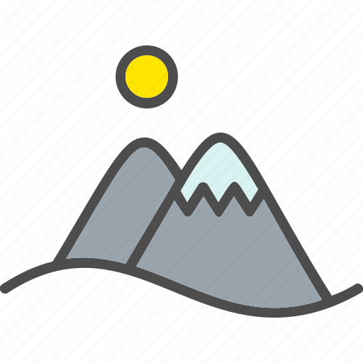 Mountain, camping, holiday, outdoor, tourism, travel, vacation icon - Download on Iconfinder