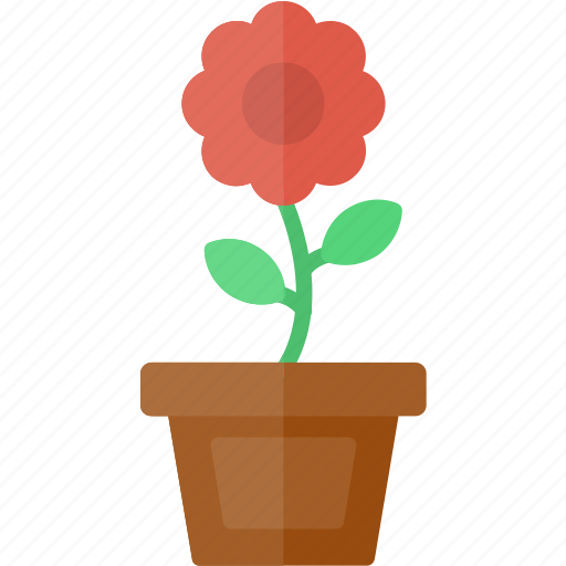 Pot, plant, flower, pen, penline, art, minimalism icon - Download on Iconfinder