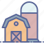 barn, silo, storage, storehouse 