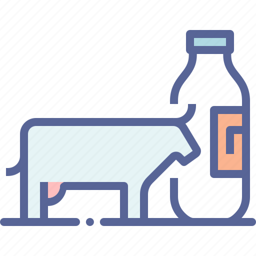 Bottle, cow, dairy, milk icon - Download on Iconfinder