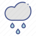 cloud, drizzle, rain, rainfall