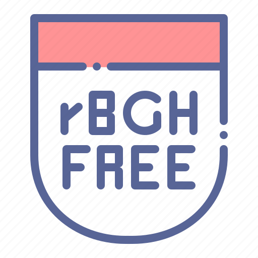 Bovine, free, hormone, rgbh, non gmo icon - Download on Iconfinder