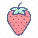 berry, food, strawberry