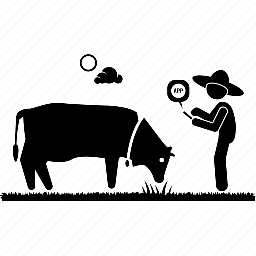 Agriculture, animal, app, cow, farmer icon - Download on Iconfinder