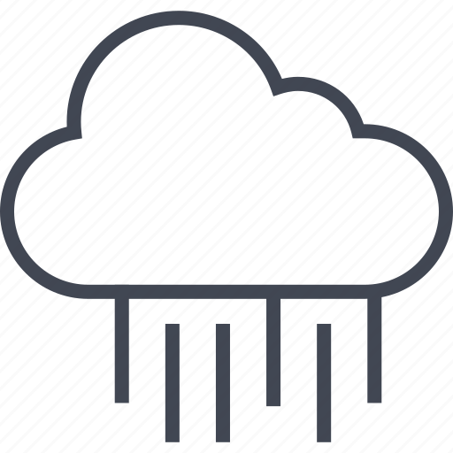 Cloud, cloudy, rain, raining, weather icon - Download on Iconfinder