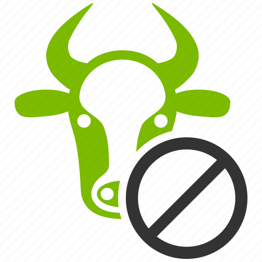 Cattle, closed, forbidden, no beef, no entry, not available, stop cow icon - Download on Iconfinder