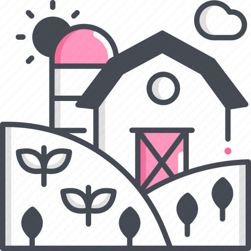Farm house, agricultural, land, farming, agriculture icon - Download on Iconfinder