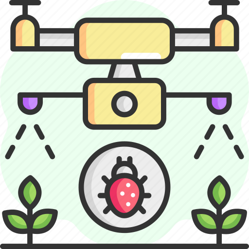 Drone, pesticide, insect, bug, plants icon - Download on Iconfinder