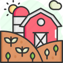 farm house, agricultural, land, farming, agriculture