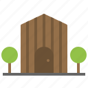 agriculture, barn, farm, house, silo