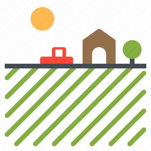 Agriculture, barn, farm, garden, landscape icon - Download on Iconfinder