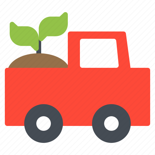 Car, ecology, nature, pickup, plant icon - Download on Iconfinder
