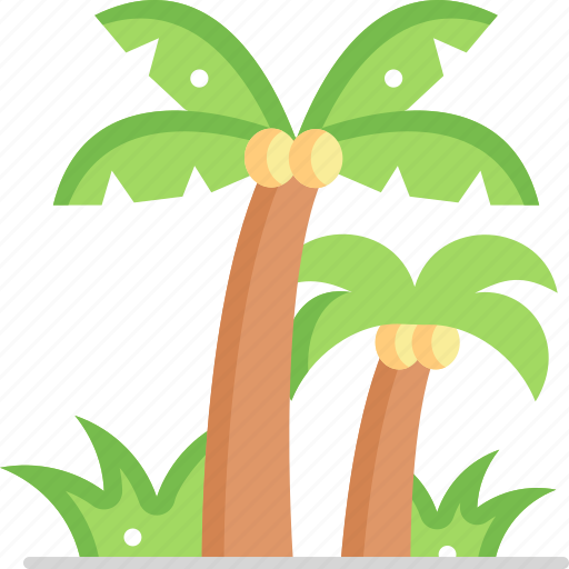 Coconut tree, island, palm tree, landscape, nature icon - Download on Iconfinder