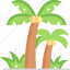 coconut tree, island, palm tree, landscape, nature 