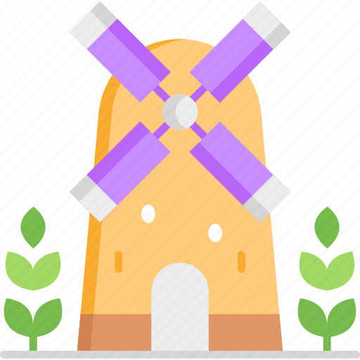 Wind mill, flour mill, mill, farm, wind icon - Download on Iconfinder