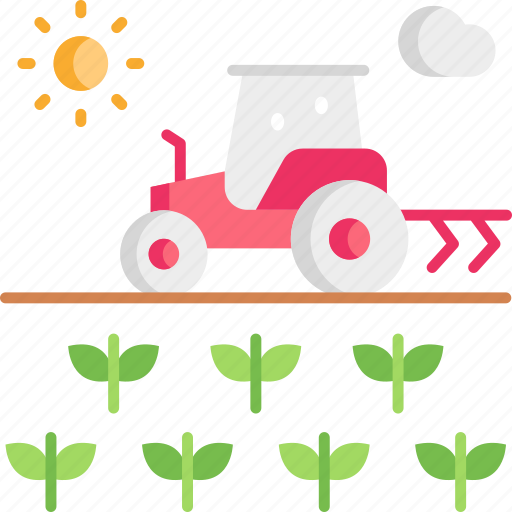 Cultivator, tractor, smart farm, transportation, farming icon - Download on Iconfinder
