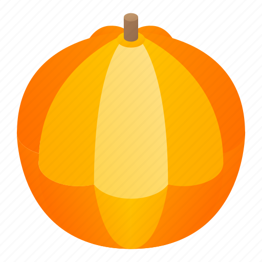 Cartoon, farm, food, isometric, party, pumpkin, silhouette icon - Download on Iconfinder