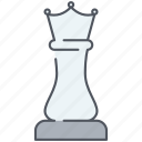 chess, queen, figure, move, play, strategy, tactic 